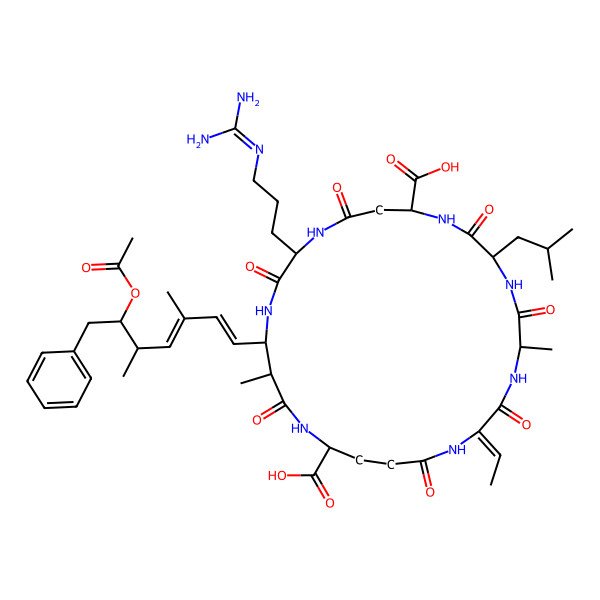 2D Structure of [D-Asp3,ADMAdda5,(E/Z)-Dhb7]MC-LR