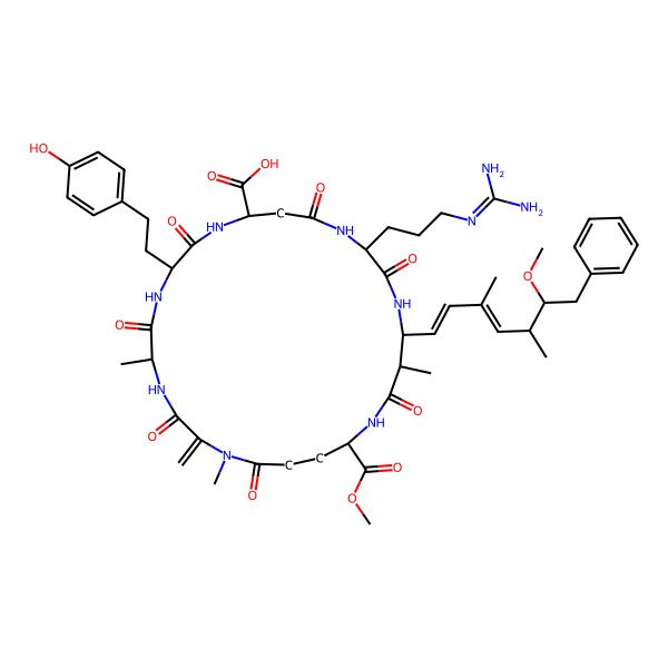 2D Structure of [D-Asp3,D-MeO-Glu6]MC-HtyR