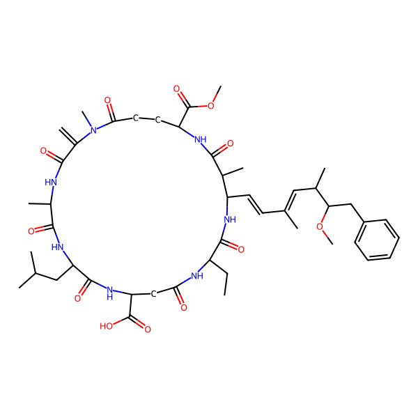 2D Structure of [D-Asp3,D-MeO-Glu6]MC-LAba
