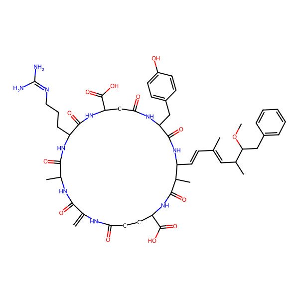 2D Structure of [D-Asp(3),Dha7]MC-RY