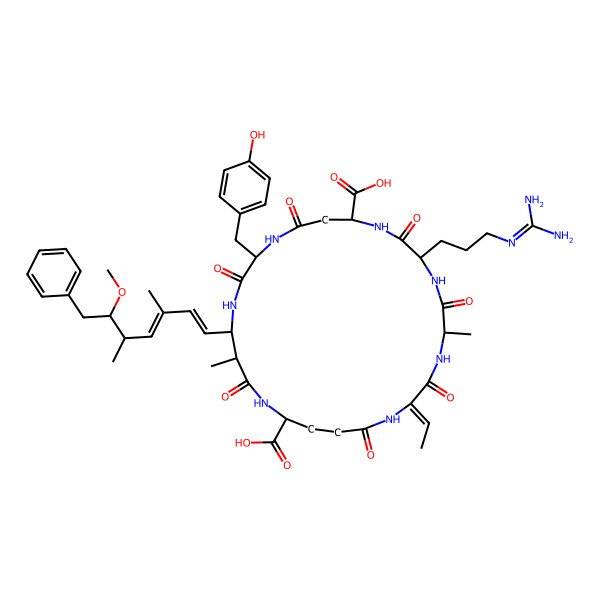 2D Structure of [D-Asp3,Dhb7]MC-RY