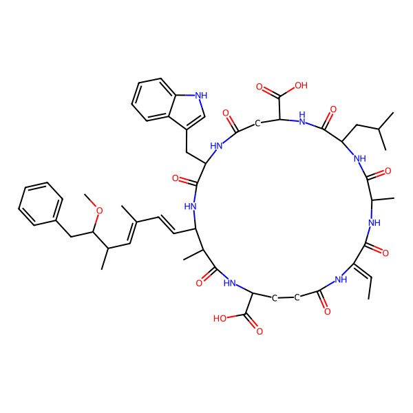 2D Structure of [D-Asp3,(E)-Dhb7]MC-LW