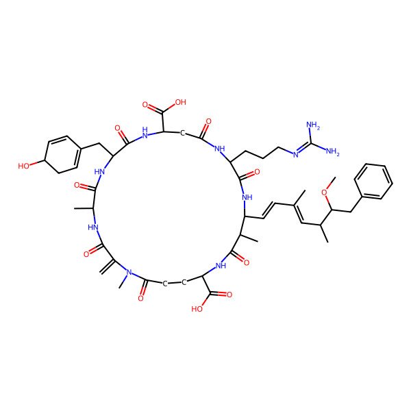 2D Structure of [D-Asp3]MC-(H2)YR