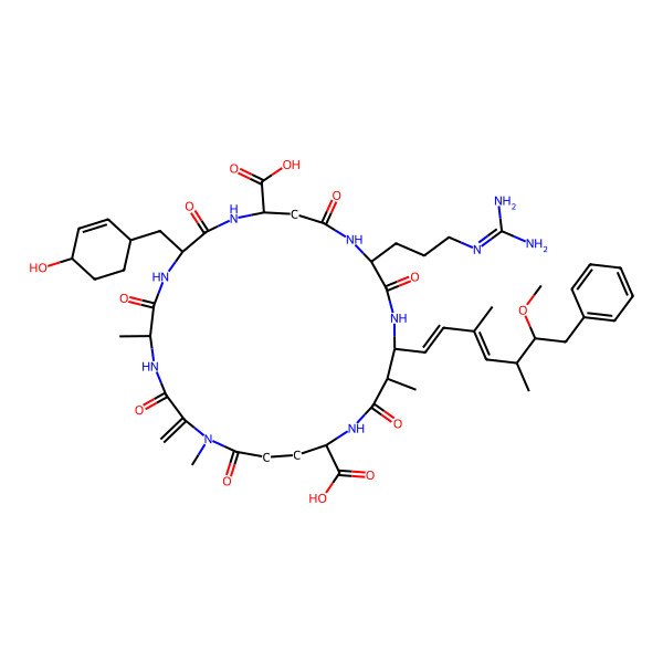 2D Structure of [D-Asp(3)]MC-(H4)YR