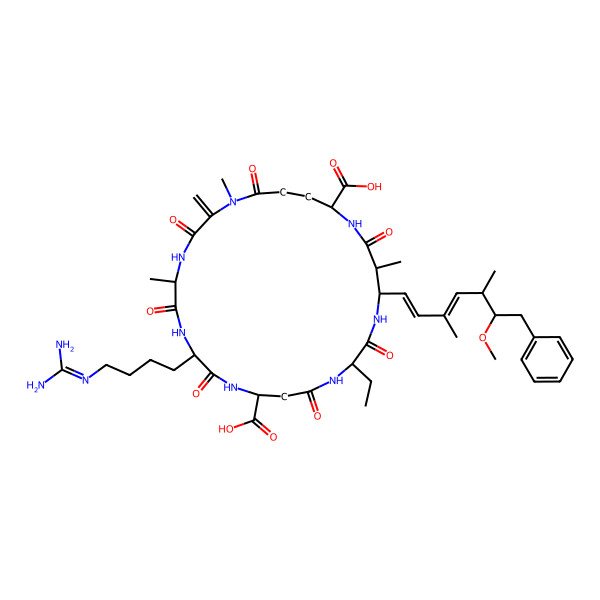 2D Structure of [D-Asp3]MC-HarAba