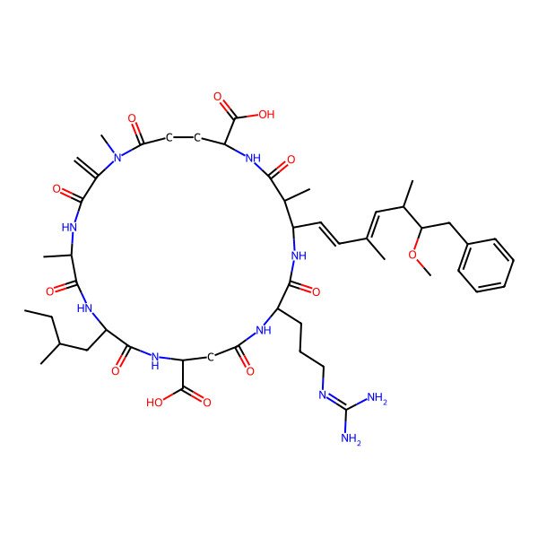 2D Structure of [D-Asp3]MC-HilR