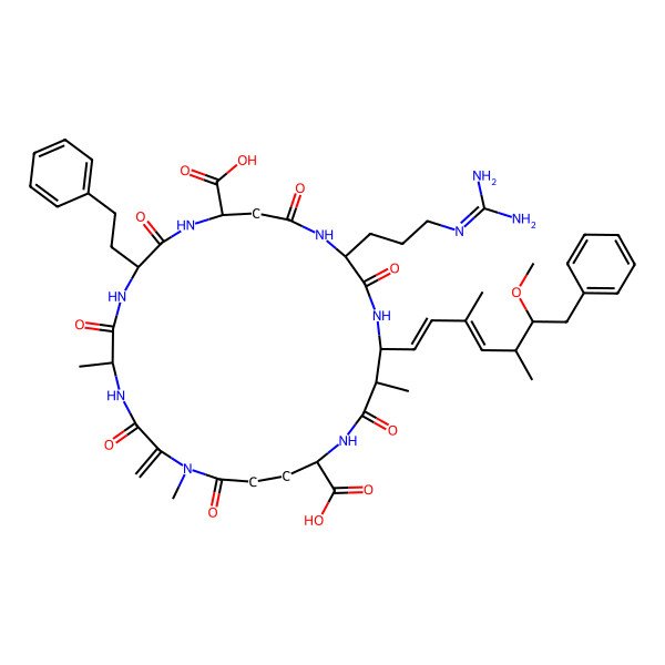 2D Structure of [D-Asp3]MC-HphR