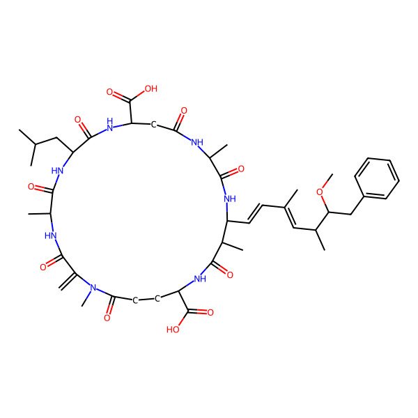 2D Structure of (D-Asp3)MC-LA