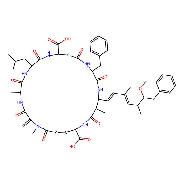 2D Structure of (D-Asp3)MC-LF