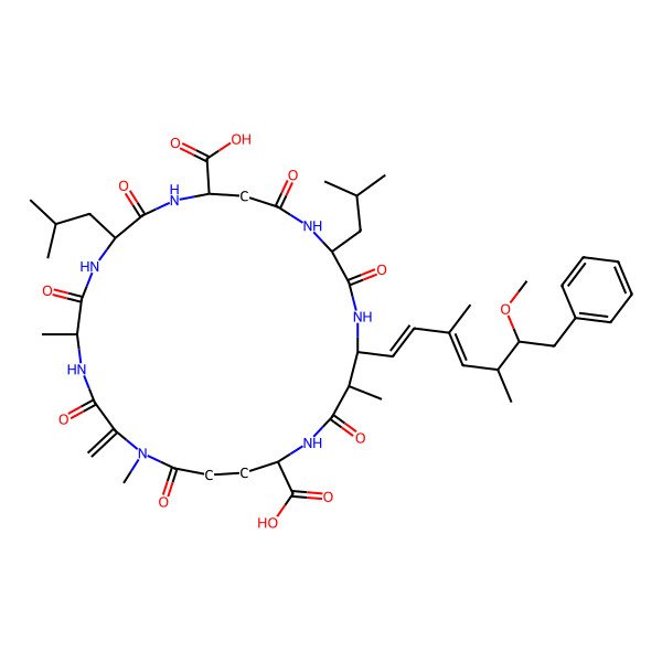 2D Structure of [D-Asp3]MC-LL