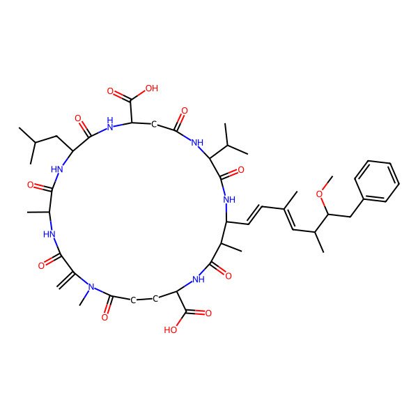 2D Structure of [D-Asp3]MC-LV