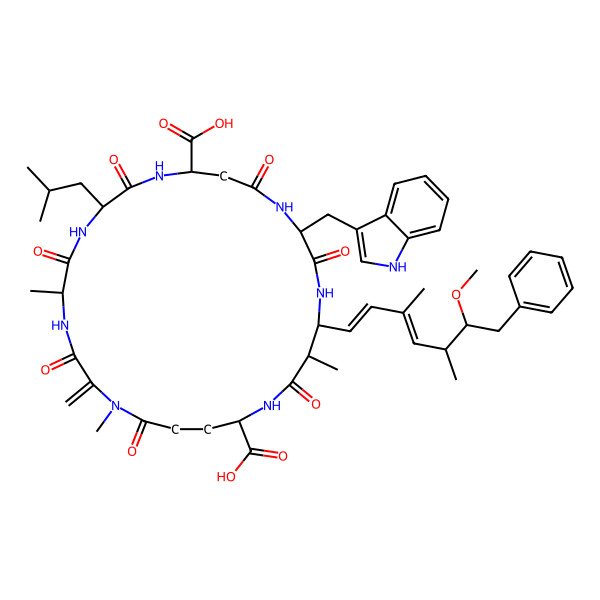 2D Structure of (D-Asp3)MC-LW