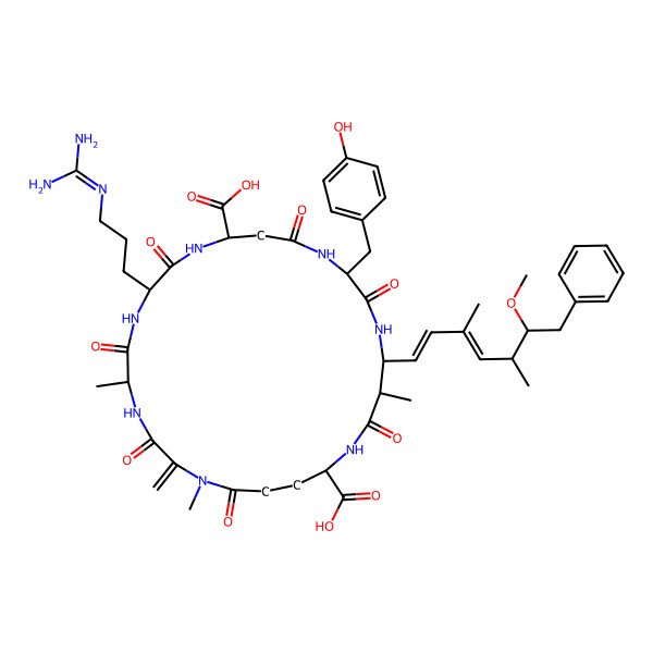 2D Structure of [D-Asp3]MC-RY