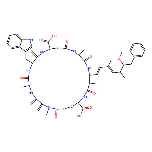 2D Structure of [D-Asp3]MC-WA