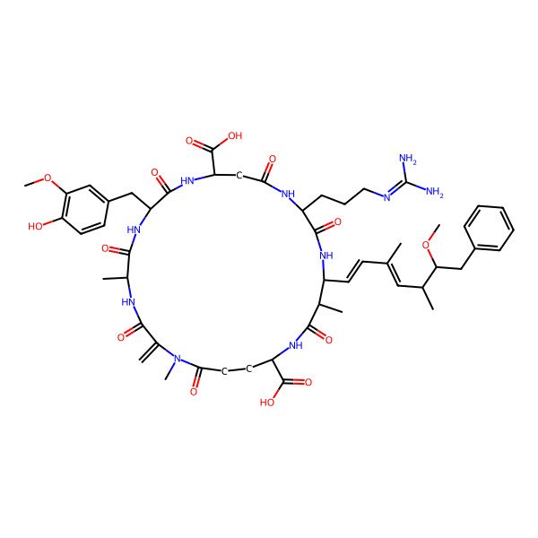2D Structure of [D-AspA(3)]MC-Y(OMe)R