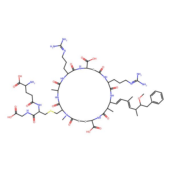 2D Structure of [D-Asp3,Mdha-GSH7]MC-RR