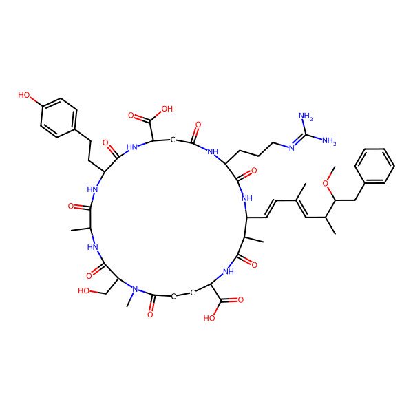 2D Structure of [D-Asp3,Mser7]MC-HtyR