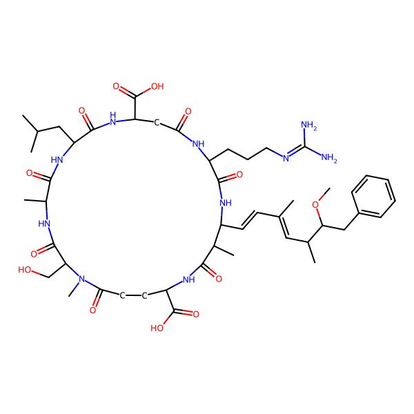 2D Structure of [D-Asp3,Mser7]MC-LR