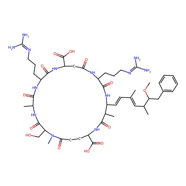 2D Structure of [D-Asp3,Mser7]MC-RR