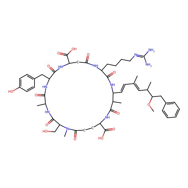 2D Structure of [D-Asp(3),NMe-Ser7]MC-YHar