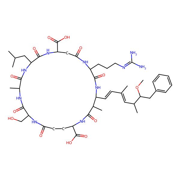 2D Structure of [D-Asp3,Ser7]MC-LR
