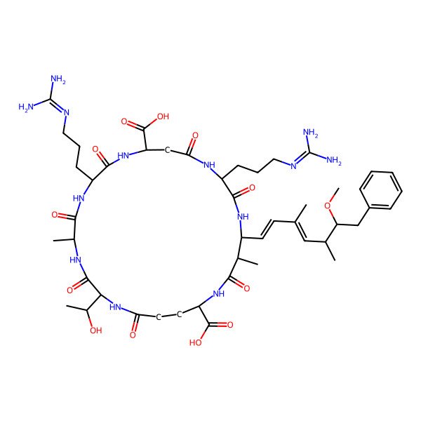 2D Structure of [D-Asp3,Thr7]MC-RR