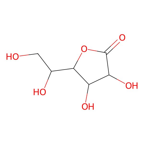 2D Structure of D-Gluconolactone