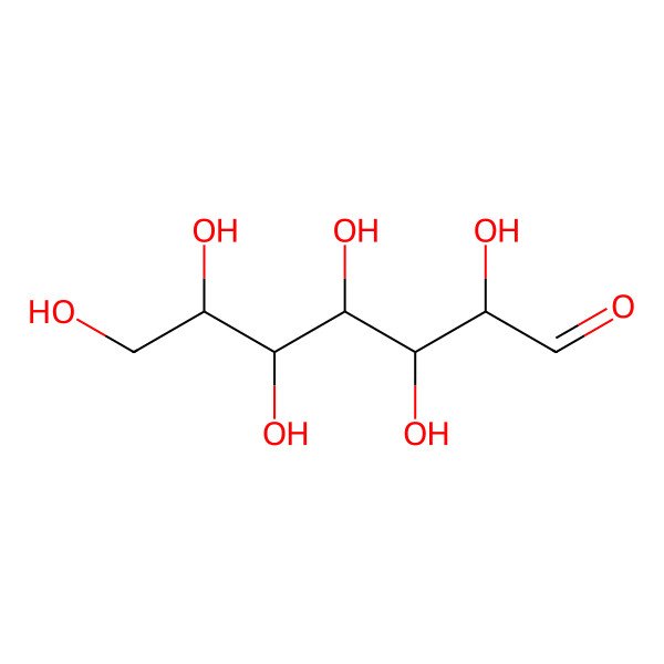 2D Structure of glycero-galacto-Heptose