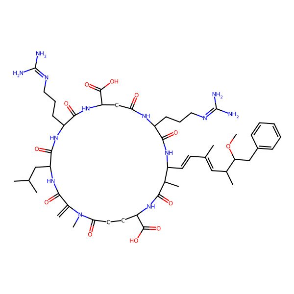 2D Structure of [D-Leu1,D-Asp3]MC-RR