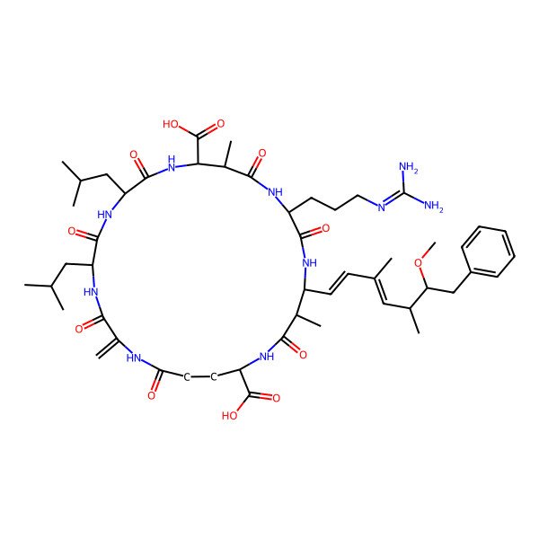 2D Structure of [D-Leu1,Dha7]MC-LR