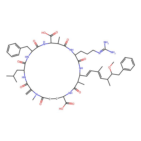 2D Structure of (D-Leu1)MC-FR