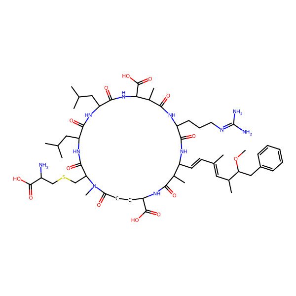 2D Structure of [D-Leu1,Mdha-Cys7]MC-LR