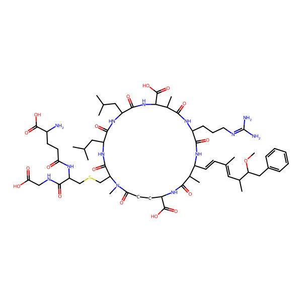 2D Structure of [D-Leu1,Mdha-GSH7]MC-LR