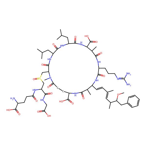 2D Structure of (D-Leu1,Mdha-GS(O)H7)MC-LR