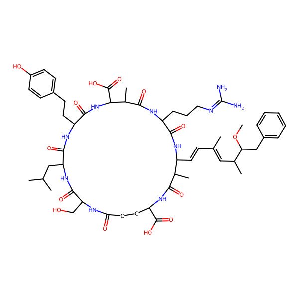 2D Structure of [D-Leu1,Ser7]MC-HtyR