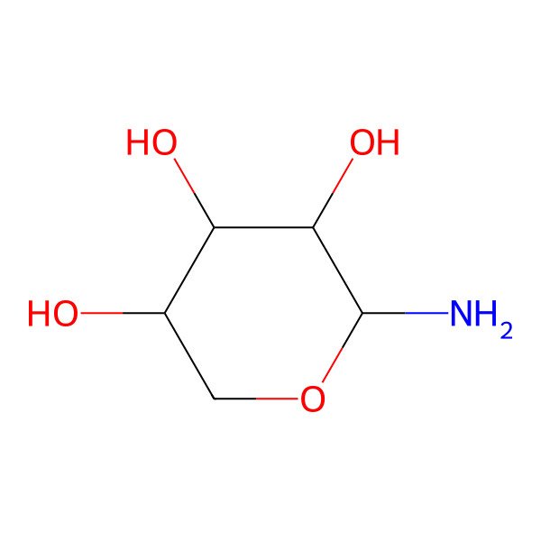2D Structure of D-Lyxopyranosylamine