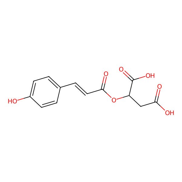 2D Structure of D-Malic acid p-coumarate