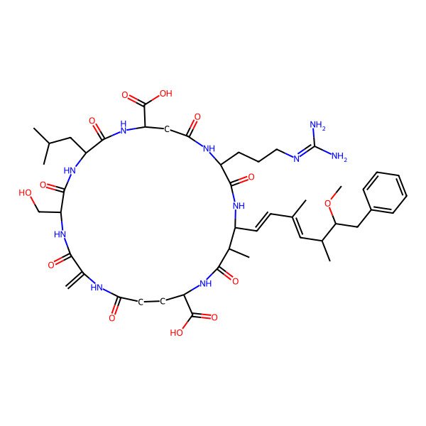 2D Structure of [D-Ser1,D-Asp3,Dha7]MC-LR