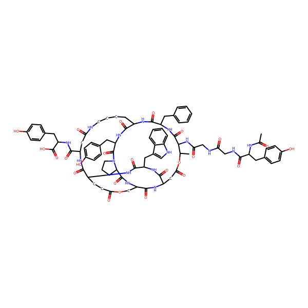 2D Structure of Ac-DL-Tyr-Gly-Gly-DL-xiThr(1)-DL-Phe-DL-Lys(2)-DL-Tyr-DL-Pro-DL-Ser(3)-DL-Asp(1)-DL-Trp-DL-Glu(3)-DL-Asp(2)-DL-Tyr-OH