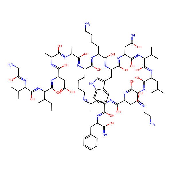 2D Structure of (3S)-4-[(2S)-1-[(2S)-1-[(2S)-6-amino-1-[(2S)-6-amino-1-[(2S)-1-[(2S)-1-[(2S)-1-[(2S)-1-[(2S)-6-amino-1-[(2S)-1,4-dihydroxy-1-[(2S)-1-hydroxy-1-[(2S)-1-hydroxy-1-imino-3-phenylpropan-2-yl]imino-4-methylpentan-2-yl]imino-4-iminobutan-2-yl]imino-1-hydroxyhexan-2-yl]imino-1-hydroxy-4-methylpentan-2-yl]imino-1-hydroxy-3-methylbutan-2-yl]imino-1,4-dihydroxy-4-iminobutan-2-yl]imino-1-hydroxy-3-(1H-indol-3-yl)propan-2-yl]imino-1-hydroxyhexan-2-yl]imino-1-hydroxyhexan-2-yl]imino-1-hydroxypropan-2-yl]imino-1-hydroxypropan-2-yl]imino-3-[[(2S,3S)-2-[[(2S)-2-[(2-amino-1-hydroxyethylidene)amino]-1-hydroxy-3-methylbutylidene]amino]-1-hydroxy-3-methylpentylidene]amino]-4-hydroxybutanoic acid