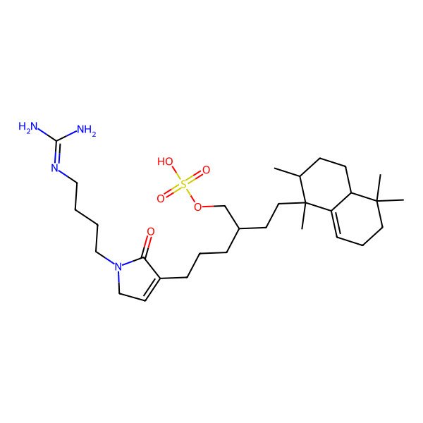 2D Structure of Fasciospongine C