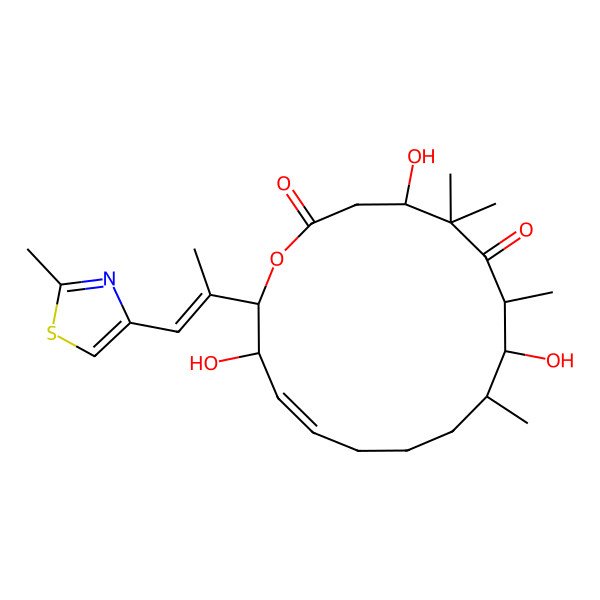 2D Structure of epothilone C7