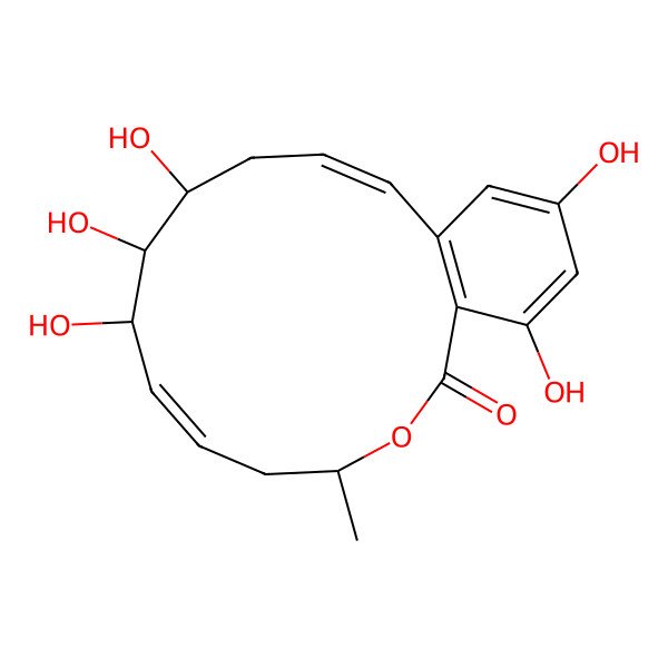 2D Structure of O-demethylated-zeaenol