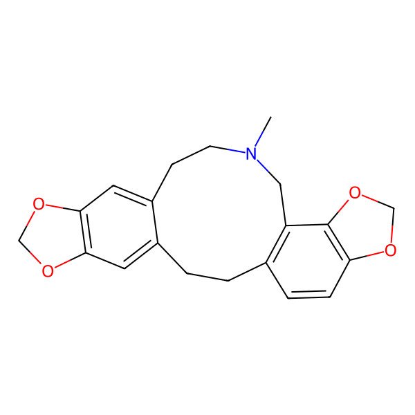 2D Structure of 15-Methyl-7,9,19,21-tetraoxa-15-azapentacyclo[15.7.0.04,12.06,10.018,22]tetracosa-1(17),4,6(10),11,18(22),23-hexaene