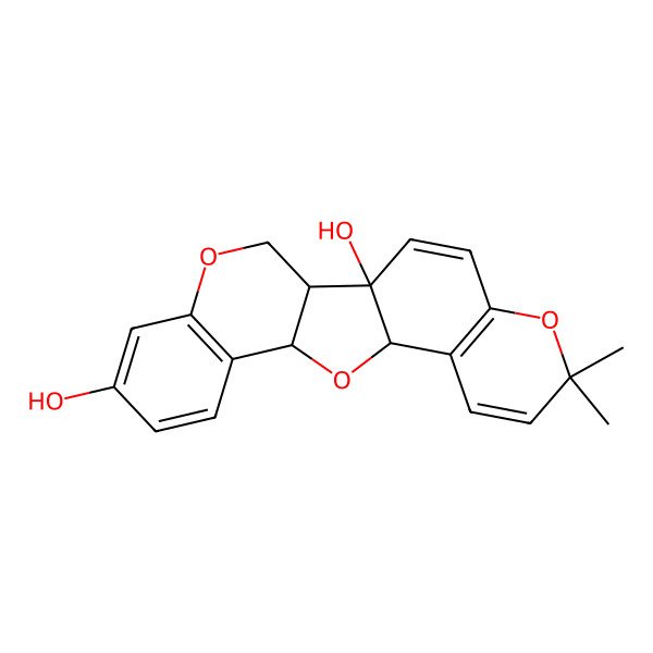 2D Structure of (1S,2S,11S,13R)-17,17-dimethyl-4,12,18-trioxapentacyclo[11.8.0.02,11.05,10.014,19]henicosa-5(10),6,8,14(19),15,20-hexaene-1,7-diol