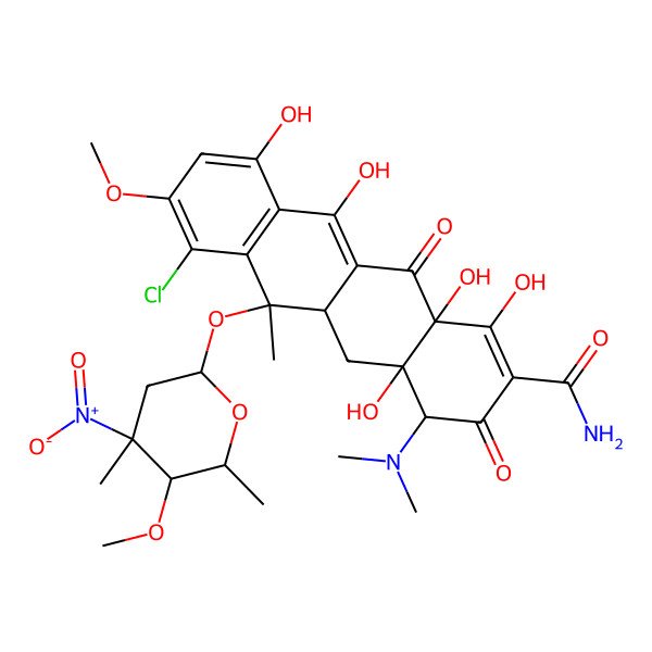 2D Structure of Dactylocycline B