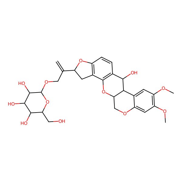 2D Structure of dalcochinin-8'-O-beta-D-glucoside