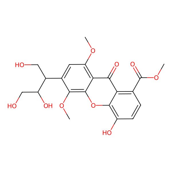 2D Structure of Dalienxanthone C