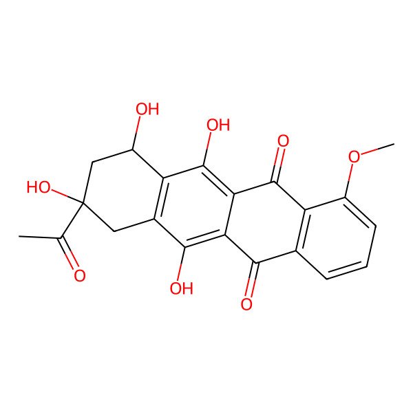 2D Structure of Daunorubicin aglycone