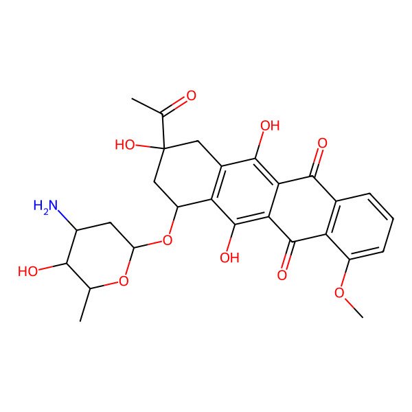 2D Structure of Daunorubicin